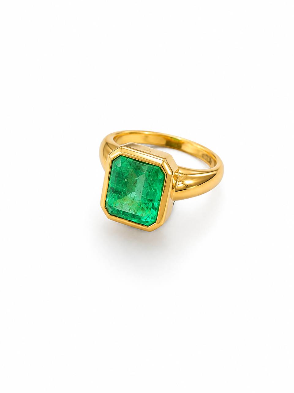 Smaragdring (Gelbgold 750)